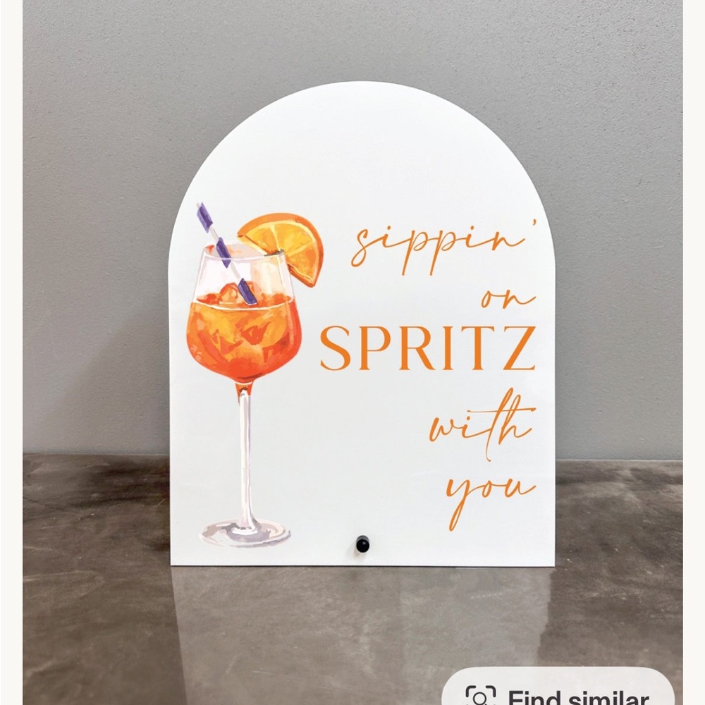 Sippin' on Spritz Sign - Picture 2 of 3